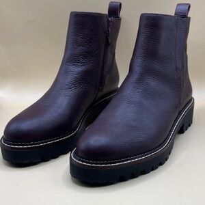 Nordstrom Women's Ankle Boots - Rich Plum